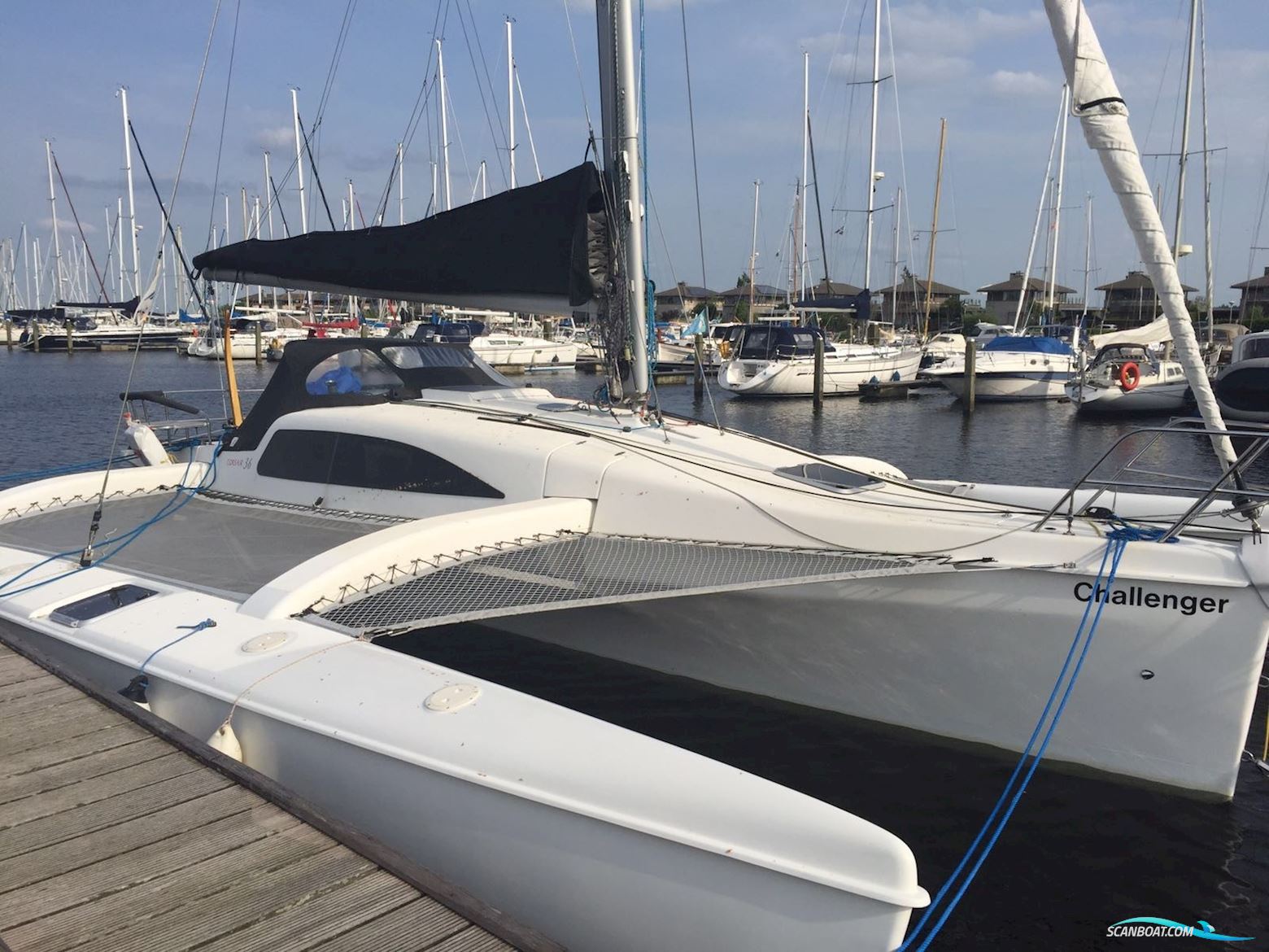 Corsair 36 Tri Multi hull boat 2005, with Honda engine, The Netherlands