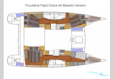 Fountaine Pajot Orana 44 Maestro Multi hull boat 2010, with Yanmar engine, Greece