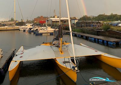 Newick Val Trimaran Multi hull boat 1980, with 2022 - Yamaha 8hp ‘High Trust’ engine, Poland