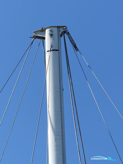 Amateur Wharram Tane Catamaran Multihull boten 1970, met Yamaha motor, The Netherlands