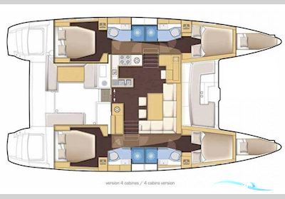 Lagoon 46 Multihull boten 2021, met Yanmar motor, Griekenland