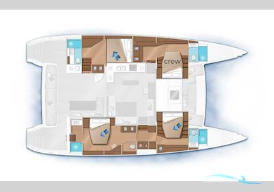 Lagoon 560 S2 Multihull boten 2016, met Yanma motor, Virgin Islands