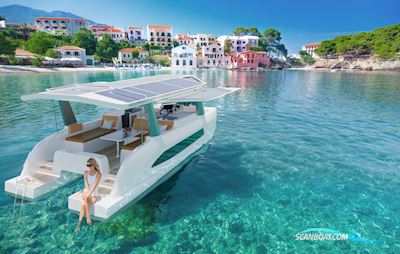 MILLIKAN BOATS M.10 Multihull boten 2025, met moteurs électriques Bellmarine Drive Master Evo 20 (20 kW chacun) motor, France