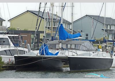 Rhebergen Havkat 31 Multihull boten 1992, met Honda 15BF motor, The Netherlands
