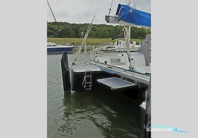 Rhebergen Havkat 31 Multihull boten 1992, met Honda 15BF motor, The Netherlands