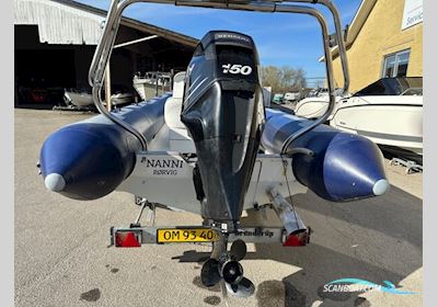 Avon Adventure 620 Med Mercury 150 HK Verado – Kun 147,5 Timer – Inkl. Brenderup Trailer Rubberboten en ribs 2008, met Mercury motor, Denemarken