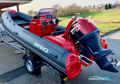 Brig E5 Eagle Luksus Rib Rubberboten en ribs 2019, met Yamaha F130Aetl motor, Denemarken