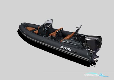 Brig E6 Eagle Rubberboten en ribs 2025, met Yamaha F100LB motor, Denemarken
