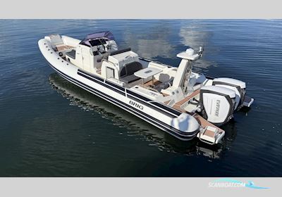 Brig Eagle 10 Rubberboten en ribs 2018, met 2x Evinrude 300 G2 Ca, 170h motor, Sweden