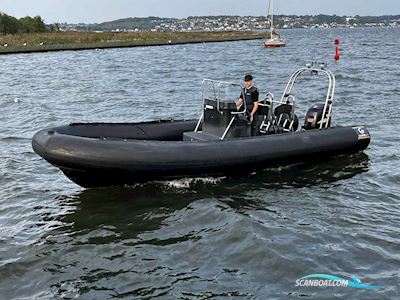Capelli 7,5 Rib Med 300 hk Rubberboten en ribs 2007, met Suzuki motor, Denemarken