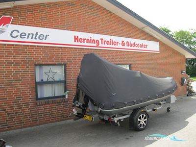 Highfield CL380DL m/Mercury F60 hk Efi 4-Takt og Brenderup Trailer - NU Nedsat KR. 15.000,- ! Rubberboten en ribs 2025, met Mercury motor, Denemarken