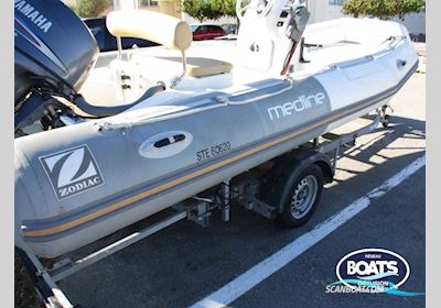 Zodiac Medline 500 + Remorque Rubberboten en ribs 2011, met Yamaha motor, France