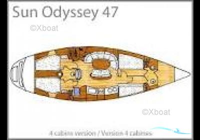 Jeanneau Sun Odyssey 47 Sailing boat 1992, with Yanmar engine, France