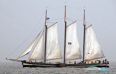 Klipper 3 Mast Klipper Sailing boat 1897, with Daf engine, The Netherlands