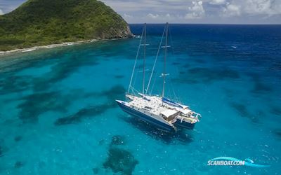 Cuan Law Schooner Trimaran Sailingboat 1987, with Caterpillar engine, Virgin Islands