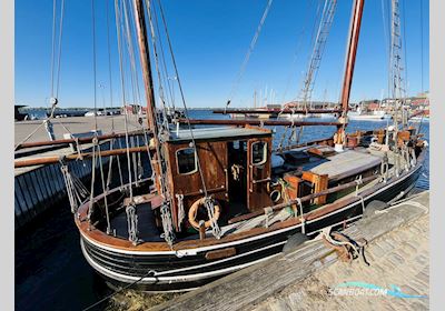Galeasen "HAABET" af Holbæk fra 1906 Sailingboat 1906, with Hundested motor BB/L engine, Denmark