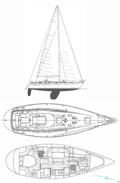 Grand Soleil 45 Sailingboat 1992, with Yanmar engine, Sweden