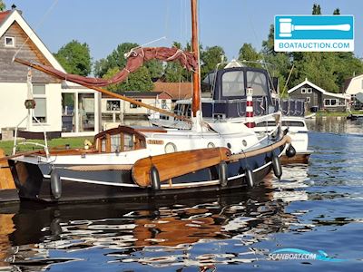 Grundel Platbodem Sailingboat 1975, with Peugeot engine, The Netherlands