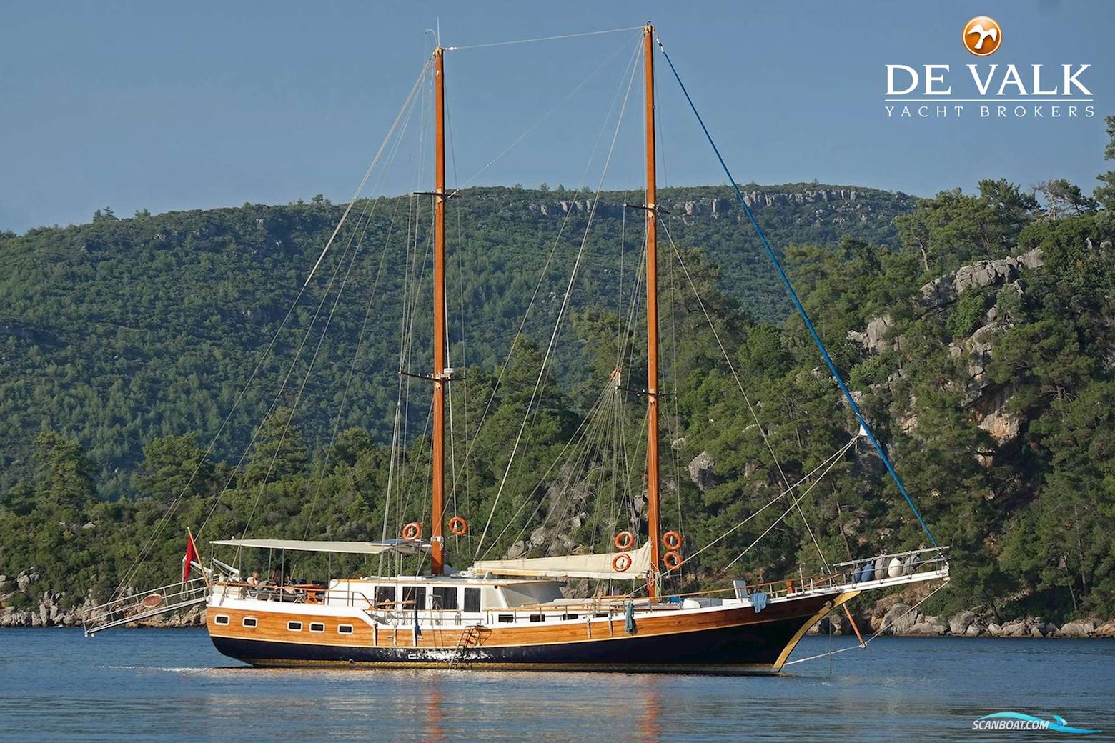 Gulet 24 m Exclusive Luxury Charter Sailingboat 1996, with MTU engine, Turkey