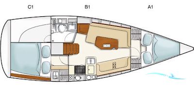 Hanse 320 Sailingboat 2010, with Yanmar 3YM20 engine, Germany
