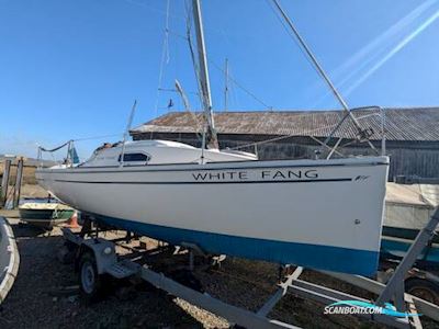 Huzar 21 Sailingboat 2009, with Tohatsu engine, United Kingdom