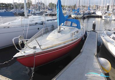 IF-Boot, Marieholm 24, Internationales Folkeboot Sailingboat 1974, with Yamaha engine, Germany