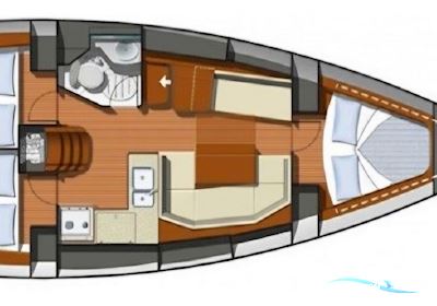Jeanneau Sun Odessey 36i Sailingboat 2006, with Yanmar 3YM30 engine, Denmark