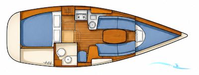 Jeanneau Sun Odyssey 29.2 Lift Keel Sailingboat 1998, with Volvo Penta engine, United Kingdom
