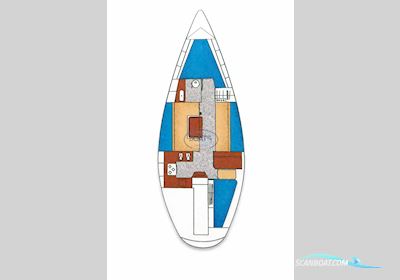 Jeanneau Symphonie Sailingboat 1982, with Yanmar engine, France