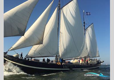 Klipper Zeilklipper, charter Sailingboat 1911, with Volvo Penta engine, The Netherlands