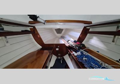 LM Boats Nordisches Folkeboot Sailingboat 1980, with Mercury engine, Germany