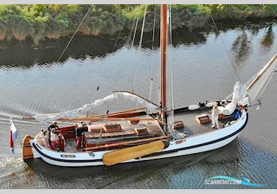 Lemsteraak De Wulp - Roefuitvoering Sailingboat 1912, with Daf engine, The Netherlands