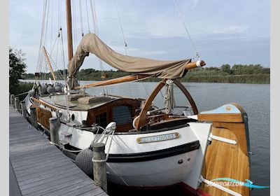 Lemsteraak Saeftinghe Roefuitvoering Jachtuitvoering Sailingboat 1930, with Daf engine, The Netherlands