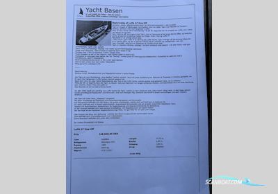 Luffe 40 One Off Sailingboat 1985, with Volvo Penta  engine, Denmark