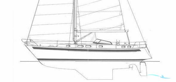 Najad 360 Sailingboat 1987, with Volvo Penta 2003T engine, Denmark