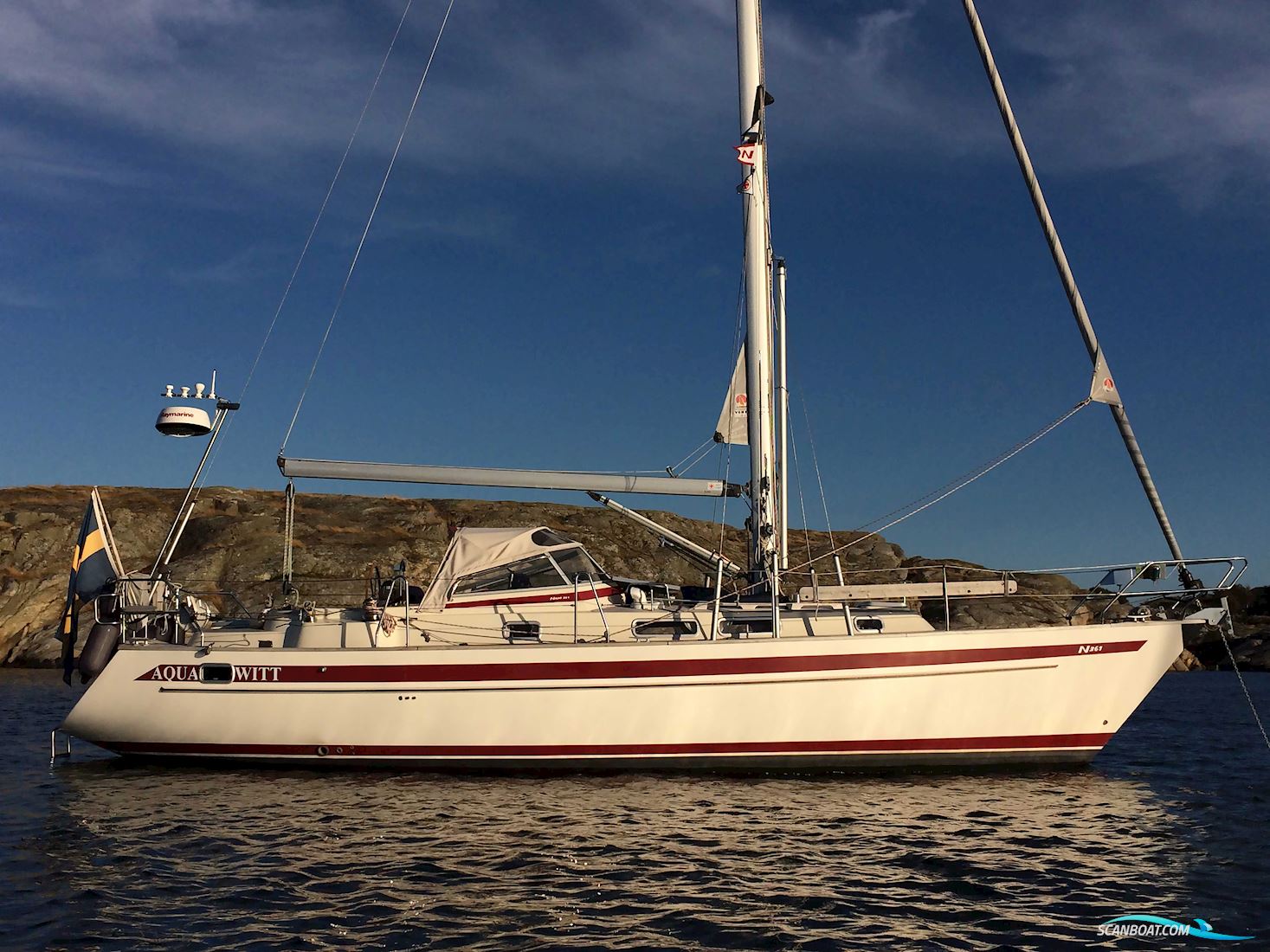 Najad 361 Sailingboat 1996, with Volvo Penta MD22L engine, Sweden