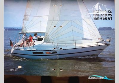 Nautic Plast Hai 760 GT Sailingboat 2004, with Volvo Penta engine, Germany