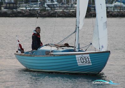 Nordisk Folkebåd Sailingboat 1977, with Suzuki engine, Denmark