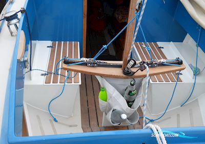 Nordisk Folkebåd Sailingboat 1977, with Suzuki engine, Denmark