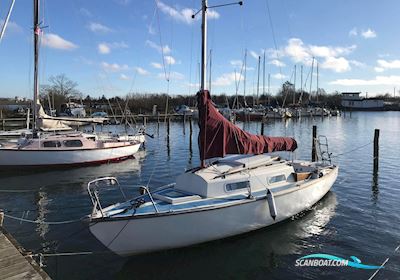 Shark24 Sailingboat 1972, with Yamaha4strokes engine, Denmark
