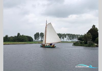 Skûtsje Tjalk 12.22 Sailingboat 1895, with Bmw engine, The Netherlands