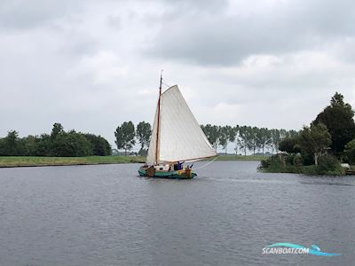 Skûtsje Tjalk 12.22 Sailingboat 1895, with Bmw engine, The Netherlands