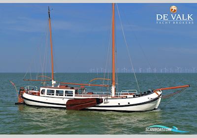 Tjalk Koopmans Welvaren Sailingboat 1905, with Daf engine, The Netherlands
