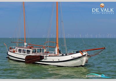 Tjalk Koopmans Welvaren Sailingboat 1905, with Daf engine, The Netherlands