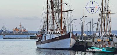 Veb Boddenwerft Damgarten Werftbau Eiche Auf Eiche Sailingboat 1951, with Mercedes engine, Germany