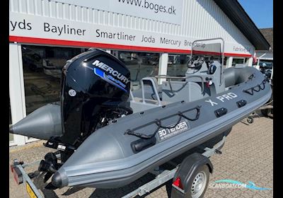 3D Tender X-Pro 535 Rib Med F75 hk Mercury Seapro 2,1L 4 Takt Efi Schlauchboot / Rib 2024, Dänemark