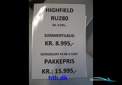 Highfield Roll Up 280 - Kampagne ! Schlauchboot / Rib 2024, Dänemark