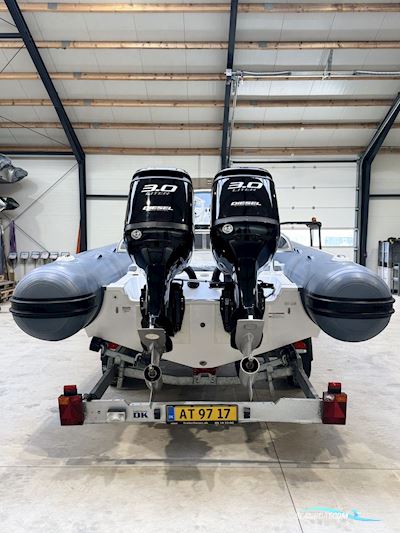 Oceanus Vst 24 - Military Grey Hypalon 2X180 Hk Mercury Schlauchboot / Rib 2025, mit 2 x 180 hk Mercury motor, Dänemark