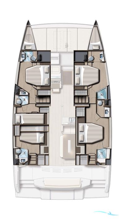 BALI CATAMARANS 4.8 Segelbåt 2023, med 2 x Yanmar 57 hp motor, Kroatien