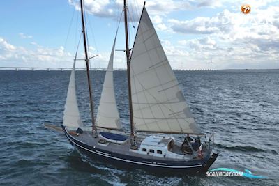 Beeldsnijder Pilothouse Schoener 50 Segelbåt 1996, med Cummins motor, Holland